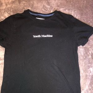 Youth Machine online tour logo tee